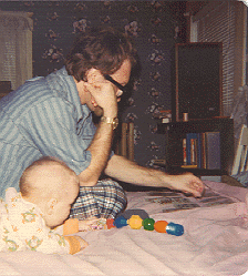 Bob Block with son Brian, who was 3 months old